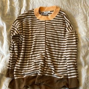 Merino wool striped sweater